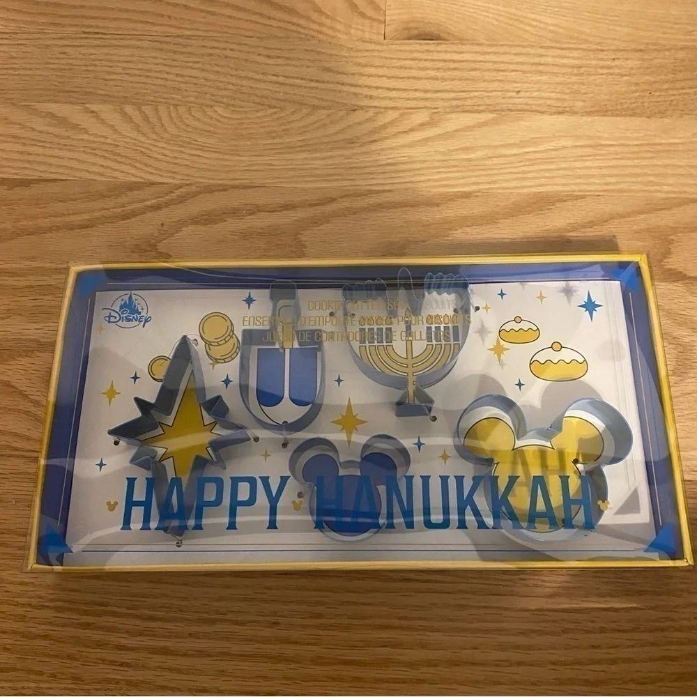 Disney Happy Hanukkah Cookie Cutters NEW Dreidel Menorah